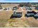 Aerial view of the house and surrounding community at 137 Glenwood Pl, Kenly, NC 27542