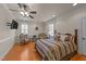 Bedroom with hardwood floors and comfortable seating area at 255 Dupree Rd, Willow Springs, NC 27592
