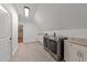 Laundry room with washer, dryer, and cabinets at 255 Dupree Rd, Willow Springs, NC 27592