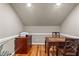 Small home office with wood desk and chair at 255 Dupree Rd, Willow Springs, NC 27592