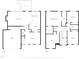 Two-story home floor plan, showing a garage, kitchen, living room, and multiple bedrooms and baths at 3124 Gross Ave, Wake Forest, NC 27587