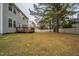 Two-story house with backyard deck and green space at 3124 Gross Ave, Wake Forest, NC 27587