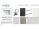 Primary bath featuring modern finishes and marble wall tile at 3275 Roundly Rd # 10, New Hill, NC 27562