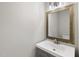 Updated bathroom with vanity, mirror, and toilet at 4224 Sancroft Dr, Apex, NC 27539