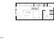 Studio apartment floor plan, showing layout and dimensions at 507 Yancey St # 403, Durham, NC 27701