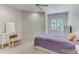 Charming bedroom with a twin bed and vanity at 6729 Greywalls Ln, Raleigh, NC 27614