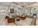 Relaxing Gathering room with fireplace and built-in shelving at 6729 Greywalls Ln, Raleigh, NC 27614