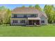 Two-story house with large backyard and deck at 7945 Parker Mill Trail, Fuquay Varina, NC 27526