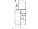 Detailed floorplan featuring a screened porch, kitchen, Gathering room, and bedrooms at 1009 Santiago St, Durham, NC 27703