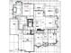 First floor plan shows room layouts for the main level of the new home at 109 Evander Way, Pittsboro, NC 27312