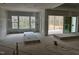 New construction with neutral walls, multiple windows, and an open floor plan with outdoor access at 109 Evander Way, Pittsboro, NC 27312