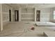 Open concept interior shows drywall walls and ceilings, multiple doorways and natural light at 109 Evander Way, Pittsboro, NC 27312
