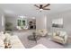 Open living space with a view into the dining area and kitchen at 1205 Freeman Dr, Sanford, NC 27330