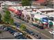 Charming street view with retail businesses and convenient parking for local shoppers and diners at 1300 Broad St # A, Durham, NC 27705