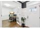 Bright home office with built-ins and hardwood floors at 213 Quarter Gate Trace, Chapel Hill, NC 27516