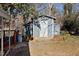 Detached storage shed for extra space in the backyard at 223 Knolls St, Chapel Hill, NC 27516