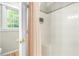 Bathroom with shower stall and neutral colors at , Raleigh, NC 27604