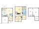 Two-story house floor plan with 3 bedrooms and 2.5 baths at 2489 Valley Dr, Clayton, NC 27520