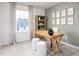 Home office with wood desk and window at 313 Cherry Laurel Dr, Sanford, NC 27332