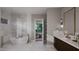 Luxurious bathroom with freestanding tub and double vanity at 4112 Rockingham Dr, Raleigh, NC 27609