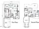 Two-story home floor plan, showcasing spacious rooms and open layout at 4112 Rockingham Dr, Raleigh, NC 27609