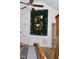Bedroom with large tapestry and en-suite bathroom at 414 Ash Lily Ct, Nashville, NC 27856