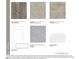 Image showing different flooring, tile, and cabinet options for the home at 433 Rowe Way, Knightdale, NC 27545