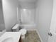 Clean bathroom, includes a bathtub and toilet at 54 Cape Ct, Clayton, NC 27520