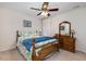 Cozy bedroom with wooden bed frame and dresser at 6 Montcrest Dr, Durham, NC 27713