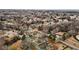 Wide aerial view of neighborhood and school at 624 Oakgrove Dr, Graham, NC 27253