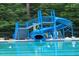 Enjoy the community pool and slide on hot summer days at 7416 Capulin Crest Dr, Apex, NC 27539