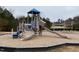 Community playground with slides, climbing area, and swings for outdoor activities at 7416 Capulin Crest Dr, Apex, NC 27539