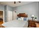 Well-lit bedroom with hardwood floors and ample closet space at 920 E Jones St, Raleigh, NC 27601