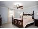 Spacious bedroom with a king-size bed and plenty of natural light at 128 Bruce Dr, Cary, NC 27511