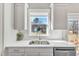 Kitchen sink and window with view of backyard at 148 Aylebury Rdg, Zebulon, NC 27597