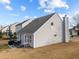Spacious backyard with patio and seating area at 3838 Potecasi Dr, Raleigh, NC 27610