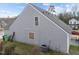 Gray vinyl sided home with a large backyard at 3838 Potecasi Dr, Raleigh, NC 27610
