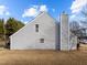Gray vinyl sided home with a large backyard at 3838 Potecasi Dr, Raleigh, NC 27610