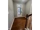 Entryway with hardwood floors and front door at 4972 Highcroft Dr, Cary, NC 27519