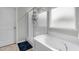 Bathroom with a large soaking tub and walk-in shower at 655 Hawksbill Dr, Franklinton, NC 27525