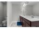 Double vanity bathroom with a shower and bathtub at 655 Hawksbill Dr, Franklinton, NC 27525