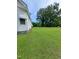 Large backyard with lush green grass at 723 S Washington St, Rocky Mount, NC 27801
