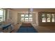 Unfinished kitchen features a kitchen island and plenty of natural light from the windows at 1104 Opal Ln # 104, Durham, NC 27705