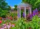 Another view of the beautiful gazebo and gardens at 111 Weavers Grove Dr # 102, Chapel Hill, NC 27514