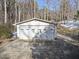 Detached two-car garage with driveway at 12016 Pembridge Ln, Raleigh, NC 27613