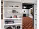 Basement media room with shelves and a hidden room at 14425 Nc-96 N Hwy, Zebulon, NC 27597