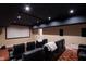 Luxury home theater with ample seating at 14425 Nc-96 N Hwy, Zebulon, NC 27597