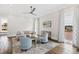 Bright and airy living room with a view from the balcony at 14425 Nc-96 N Hwy, Zebulon, NC 27597