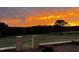 Brick patio with sunset view over the large backyard at 14425 Nc-96 N Hwy, Zebulon, NC 27597