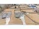 Aerial view of house and property, showing its location and size at 1704 Little Drake Ave, Willow Springs, NC 27592